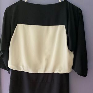 Black and Ivory Dress by Ann Taylor Loft size 00 Petite